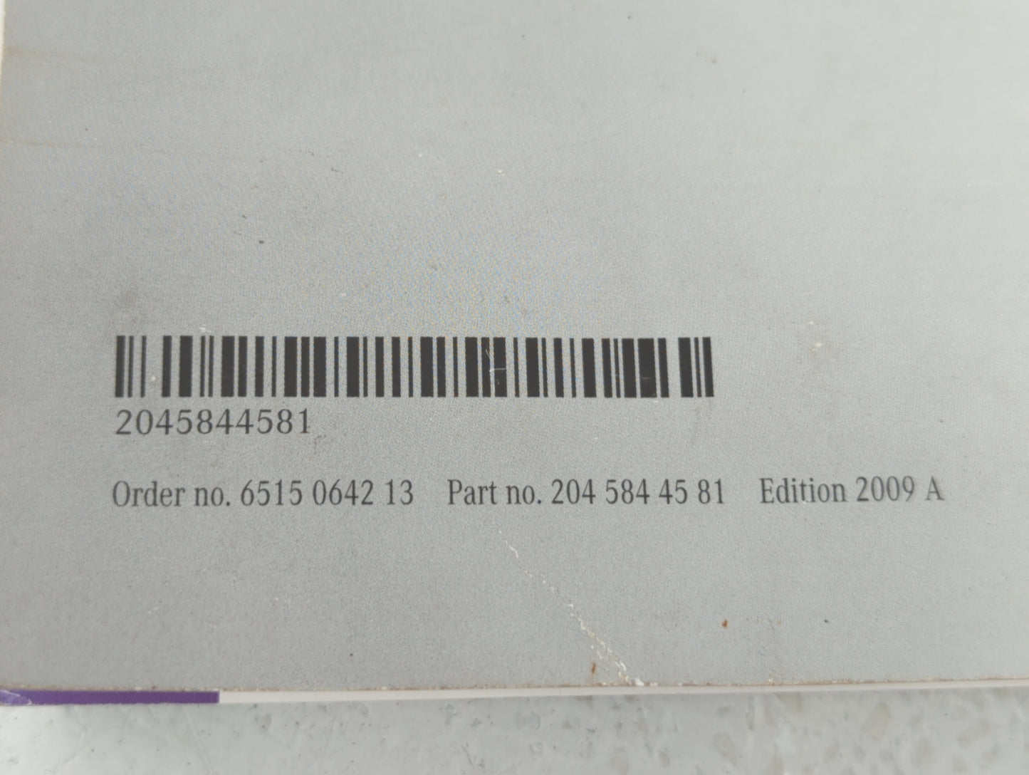 2010 Mercedes-Benz C250 Owners Manual Book Guide OEM Used Auto Parts - Oemusedautoparts1.com