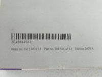 2010 Mercedes-Benz C250 Owners Manual Book Guide OEM Used Auto Parts - Oemusedautoparts1.com