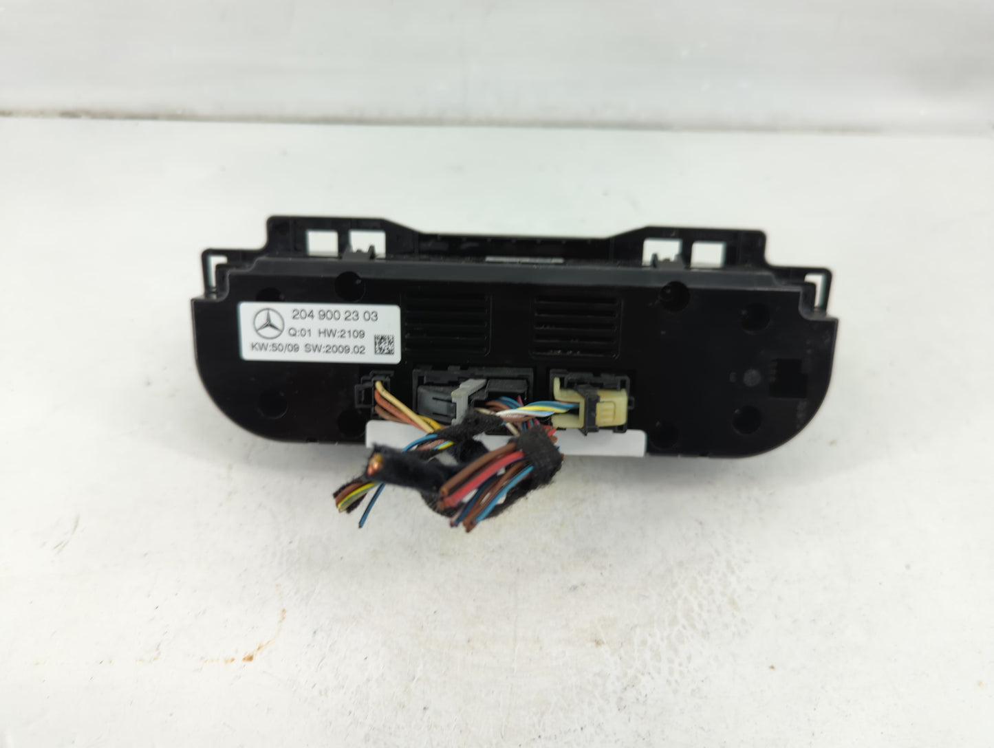 2009-2010 Mercedes-Benz C300 Climate Control Module Temperature AC/Heater Replacement P/N:204 900 23 03 Fits Fits 2009 2010 
