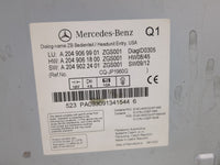2010 Mercedes-Benz C300 Radio AM FM Cd Player Receiver Replacement P/N:A2049069901 Fits OEM Used Auto Parts - Oemusedautopar