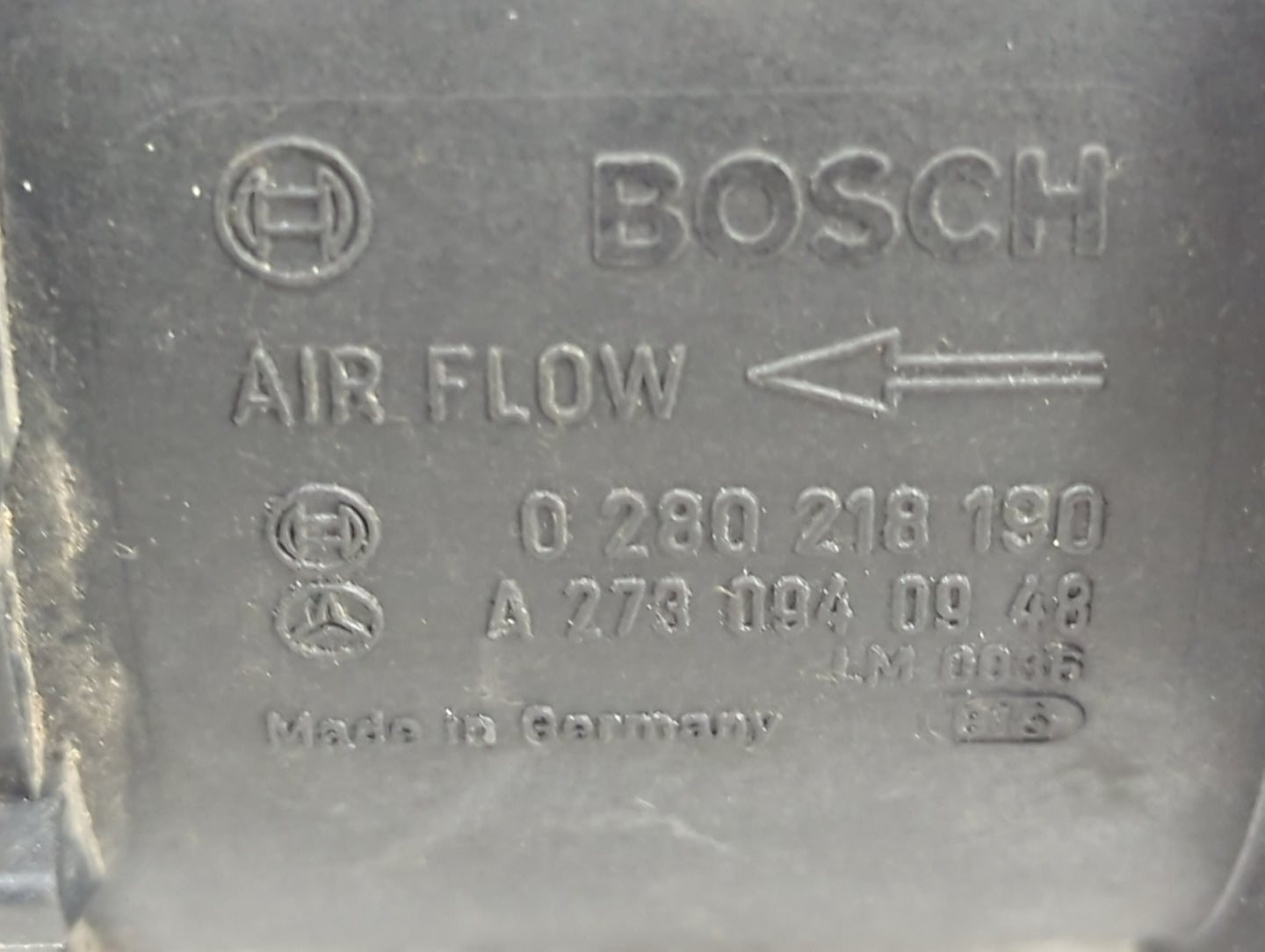 2008-2012 Mercedes-benz C300 Mass Air Flow Meter Maf - Oemusedautoparts1.com