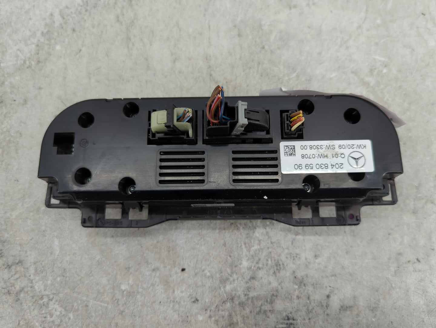2009-2010 Mercedes-Benz C300 Climate Control Module Temperature AC/Heater Replacement P/N:204 830 59 90 Fits Fits 2009 2010 