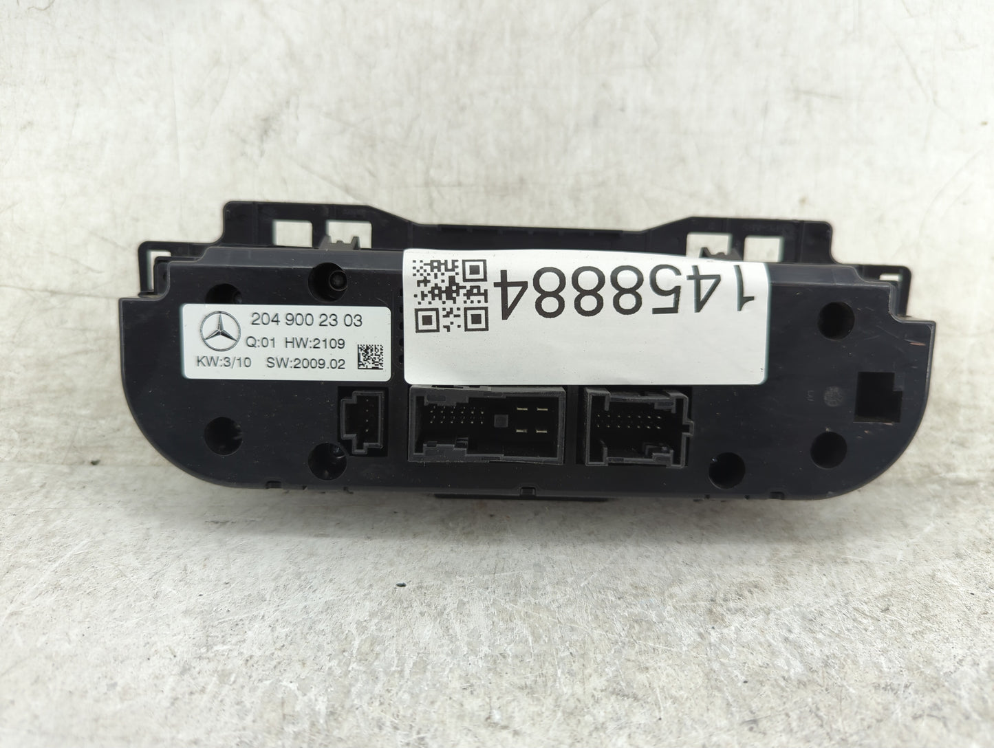 2009-2010 Mercedes-Benz C300 Climate Control Module Temperature AC/Heater Replacement P/N:204 900 23 03 Fits Fits 2009 2010 