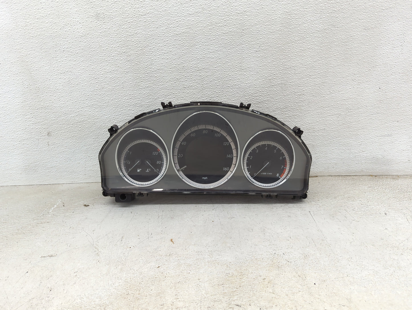2010 Mercedes-Benz C350 Instrument Cluster Speedometer Gauges P/N:A2049005502 A2C53372295 Miles: Fits OEM Used Auto Parts - 