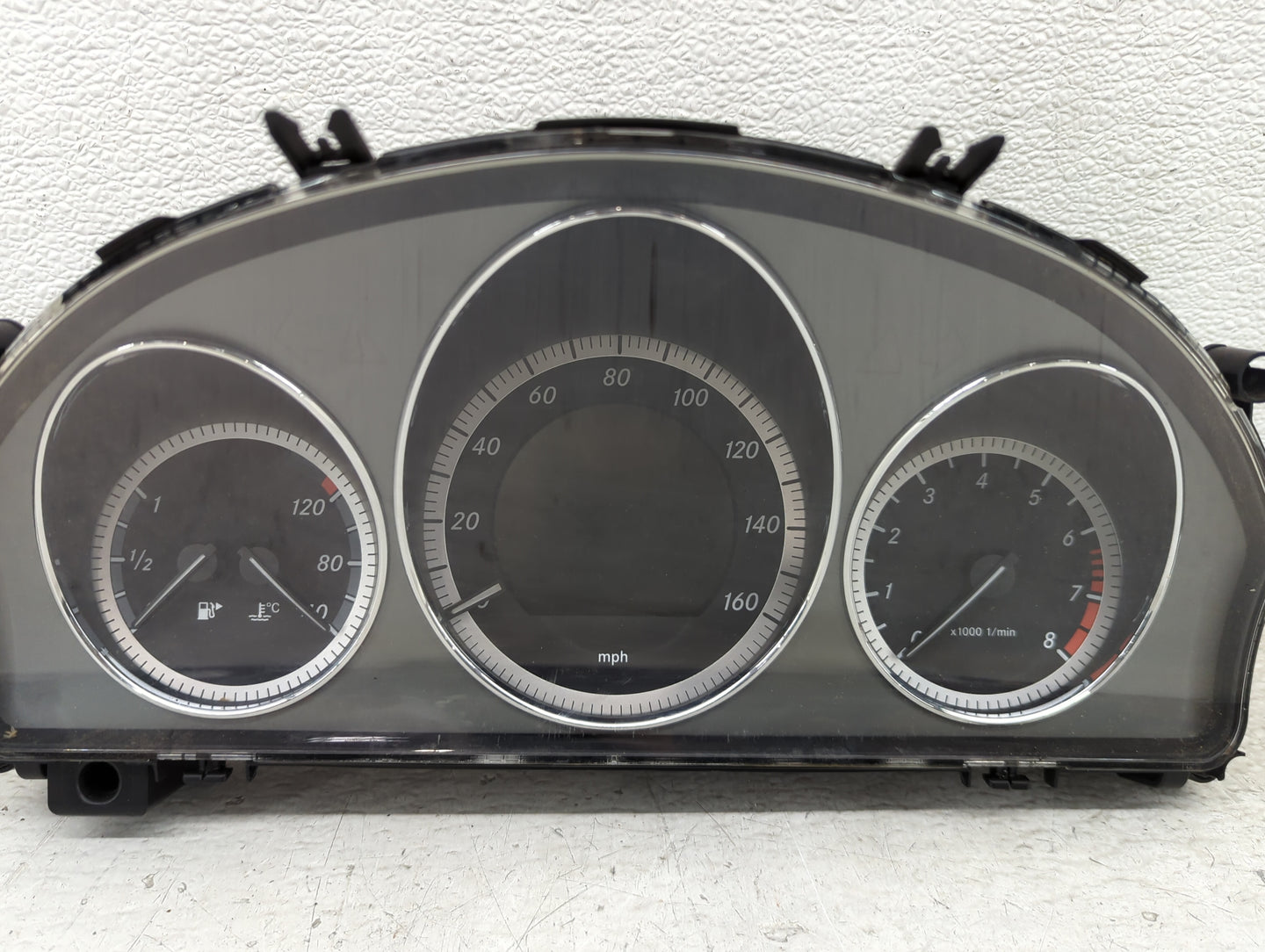 2010 Mercedes-Benz C350 Instrument Cluster Speedometer Gauges P/N:A2049005502 A2C53372295 Miles: Fits OEM Used Auto Parts - 