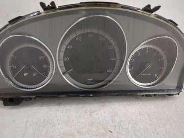 2010 Mercedes-Benz C350 Instrument Cluster Speedometer Gauges Miles: Fits OEM Used Auto Parts - Oemusedautoparts1.com
