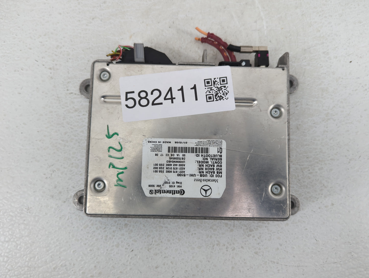 2007-2010 Mercedes-benz Cl550 Radio Control Panel - Oemusedautoparts1.com