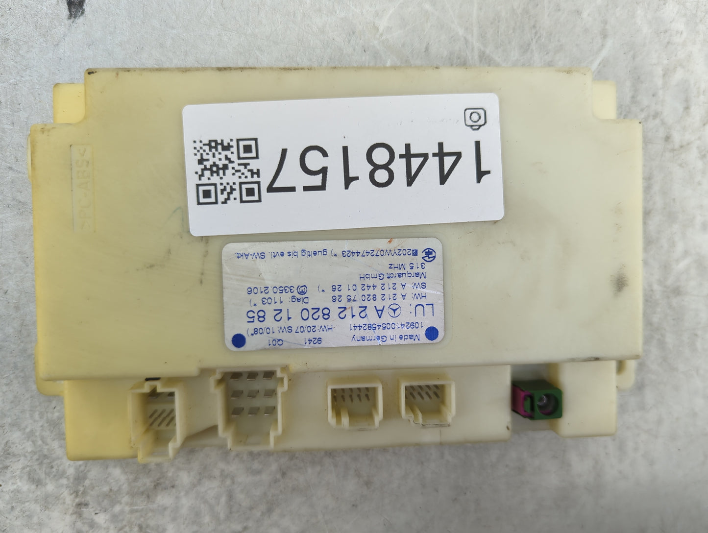 Mercedes-benz E-class Locking Control Module - Oemusedautoparts1.com