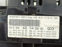2010 Mercedes-Benz E-Class Instrument Cluster Speedometer Gauges P/N:A2129004204 A2C53376516, A2125400648 Miles:29K Fits OEM