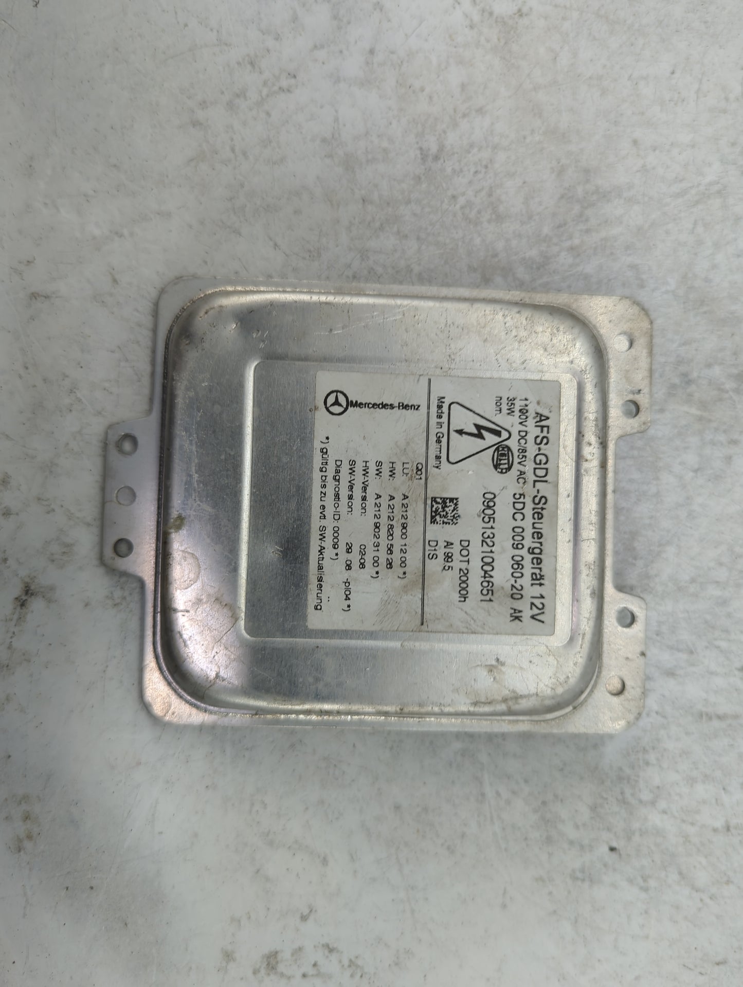 2010 Mercedes-benz E-class Headlight Ballast Head Light - Oemusedautoparts1.com