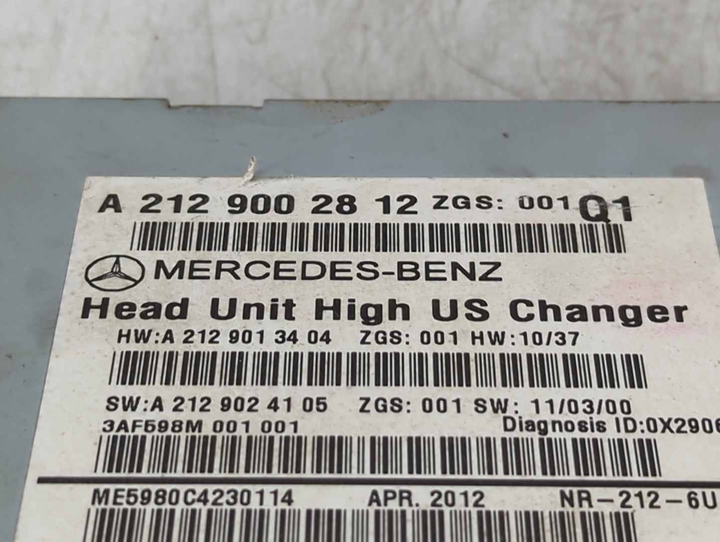Mercedes-benz E-class Radio Control Panel 1464347 - Oemusedautoparts1.com