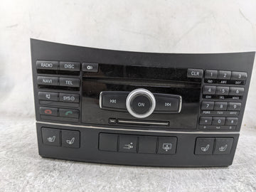 2010 Mercedes-Benz E-Class Radio AM FM Cd Player Receiver Replacement P/N:A2129008604 A2128700789, A2129025001 Fits OEM Used