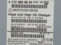 2010 Mercedes-Benz E-Class Radio AM FM Cd Player Receiver Replacement P/N:A2129008604 A2128700789, A2129025001 Fits OEM Used