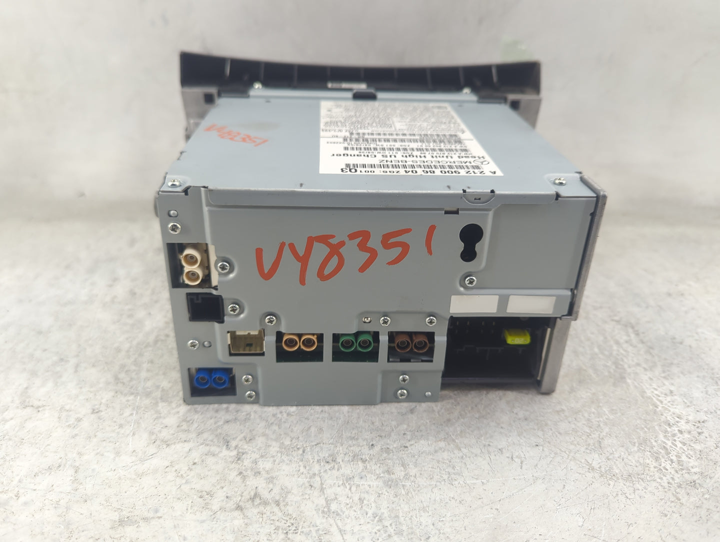 2010 Mercedes-Benz E-Class Radio AM FM Cd Player Receiver Replacement P/N:A2129008604 A2128700789, A2129025001 Fits Fits 201