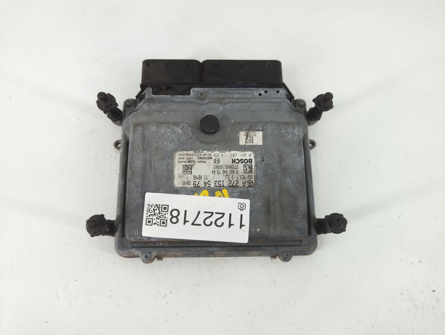 2010-2012 Mercedes-Benz E350 PCM Engine Control Computer ECU ECM PCU OEM P/N:A 272 153 54 79 Fits Fits 2009 2010 2011 2012 O