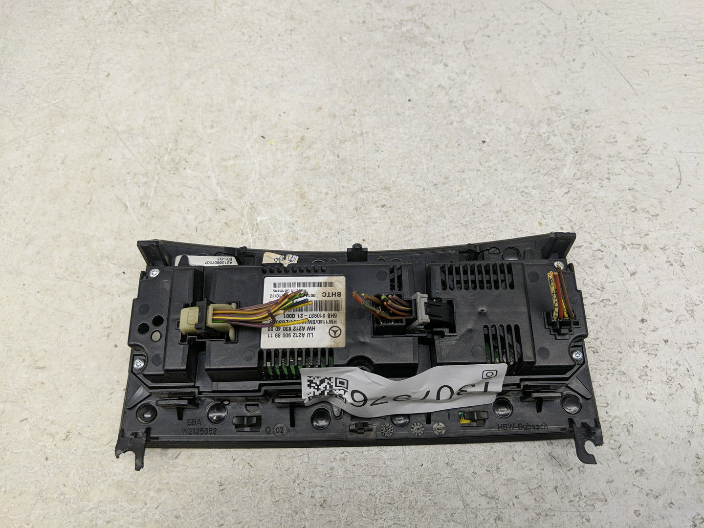 2010 Mercedes-Benz E350 Climate Control Module Temperature AC/Heater Replacement P/N:A2129004807 Fits OEM Used Auto Parts - 