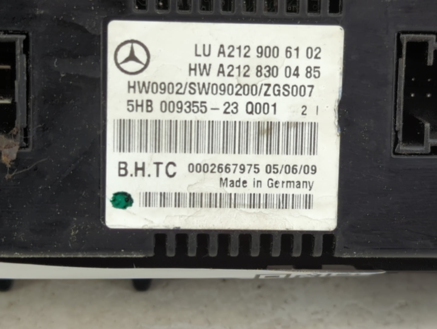 2010 Mercedes-Benz E350 Climate Control Module Temperature AC/Heater Replacement P/N:A212 830 04 85 A212 900 61 02 Fits OEM 