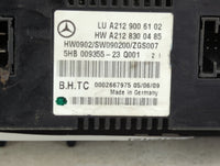 2010 Mercedes-Benz E350 Climate Control Module Temperature AC/Heater Replacement P/N:A212 830 04 85 A212 900 61 02 Fits OEM 