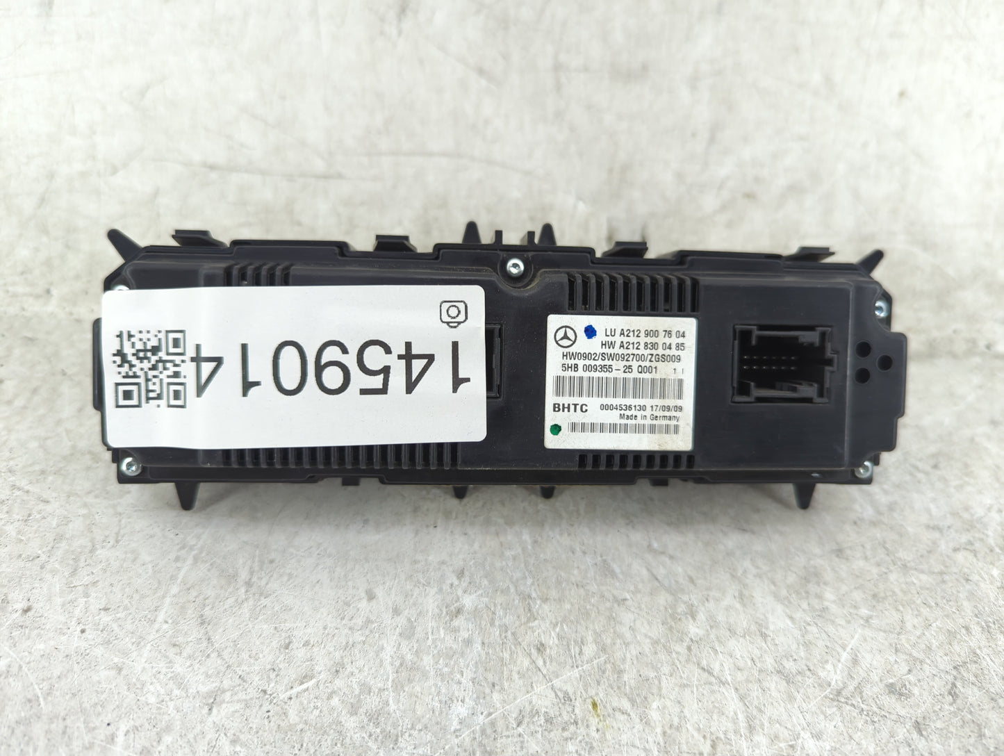 2010 Mercedes-Benz E350 Climate Control Module Temperature AC/Heater Replacement P/N:A212 830 04 85 A212 900 76 04 Fits OEM 