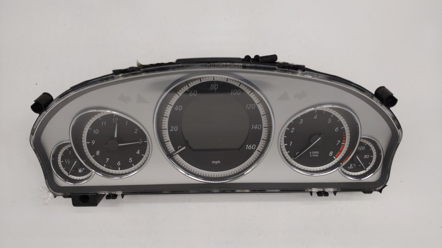 2010 Mercedes-Benz E350 Instrument Cluster Speedometer Gauges P/N:212 900 59 03 2129005903 Fits OEM Used Auto Parts - Oemuse