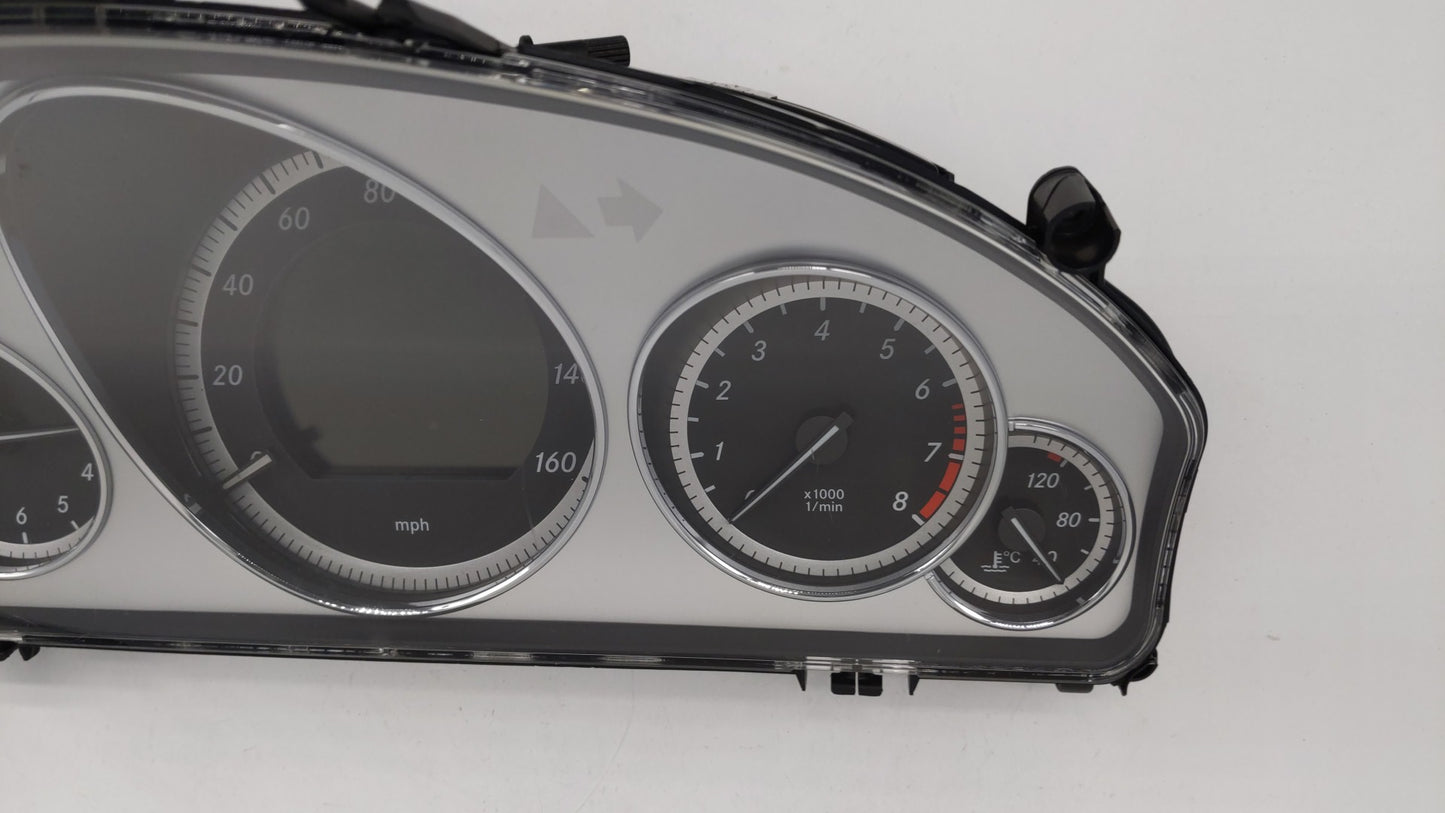 2010 Mercedes-Benz E350 Instrument Cluster Speedometer Gauges P/N:212 900 59 03 2129005903 Fits OEM Used Auto Parts - Oemuse