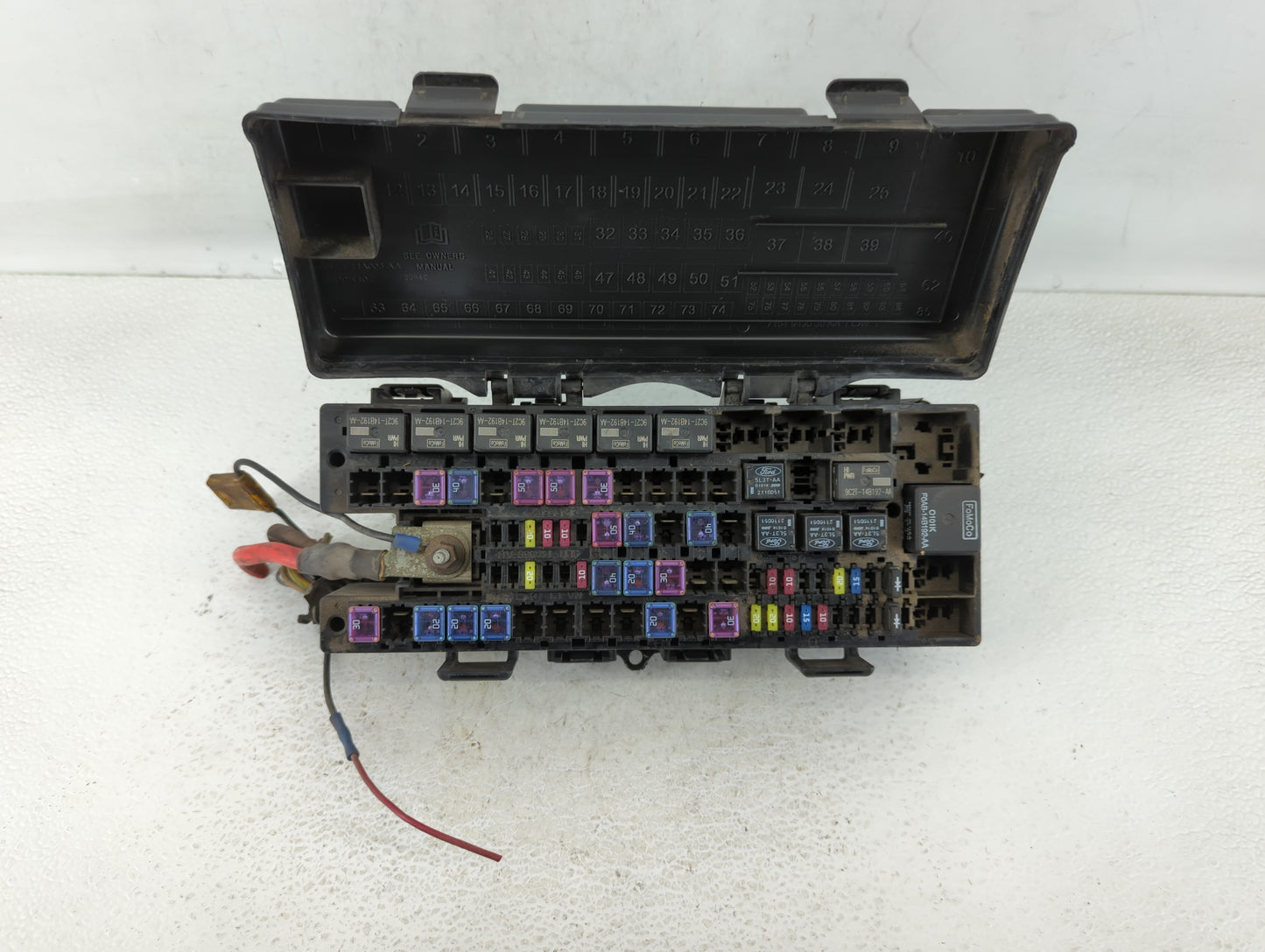 2010 Mercedes-Benz E350 Fusebox Fuse Box Panel Relay Module P/N:9L1T-14A003-AA Fits OEM Used Auto Parts - Oemusedautoparts1.
