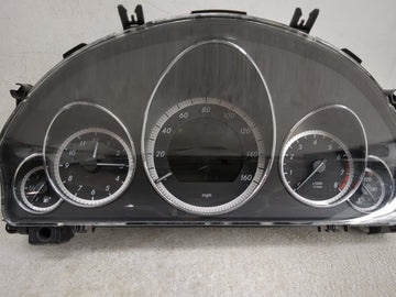 2010 Mercedes-Benz E550 Instrument Cluster Speedometer Gauges P/N:A212 900 46 04 Miles: Fits OEM Used Auto Parts - Oemusedau