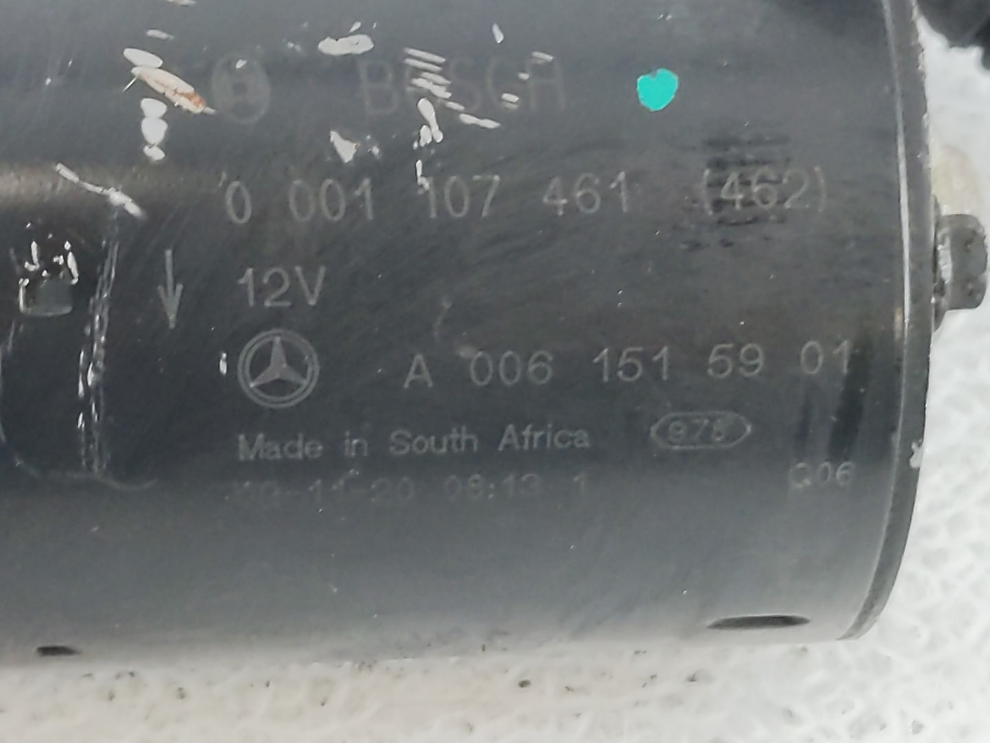 2010 Mercedes-Benz Gl350 Car Starter Motor Solenoid OEM P/N:A 006 151 59 01 0 001 107 461 Fits OEM Used Auto Parts - Oemused
