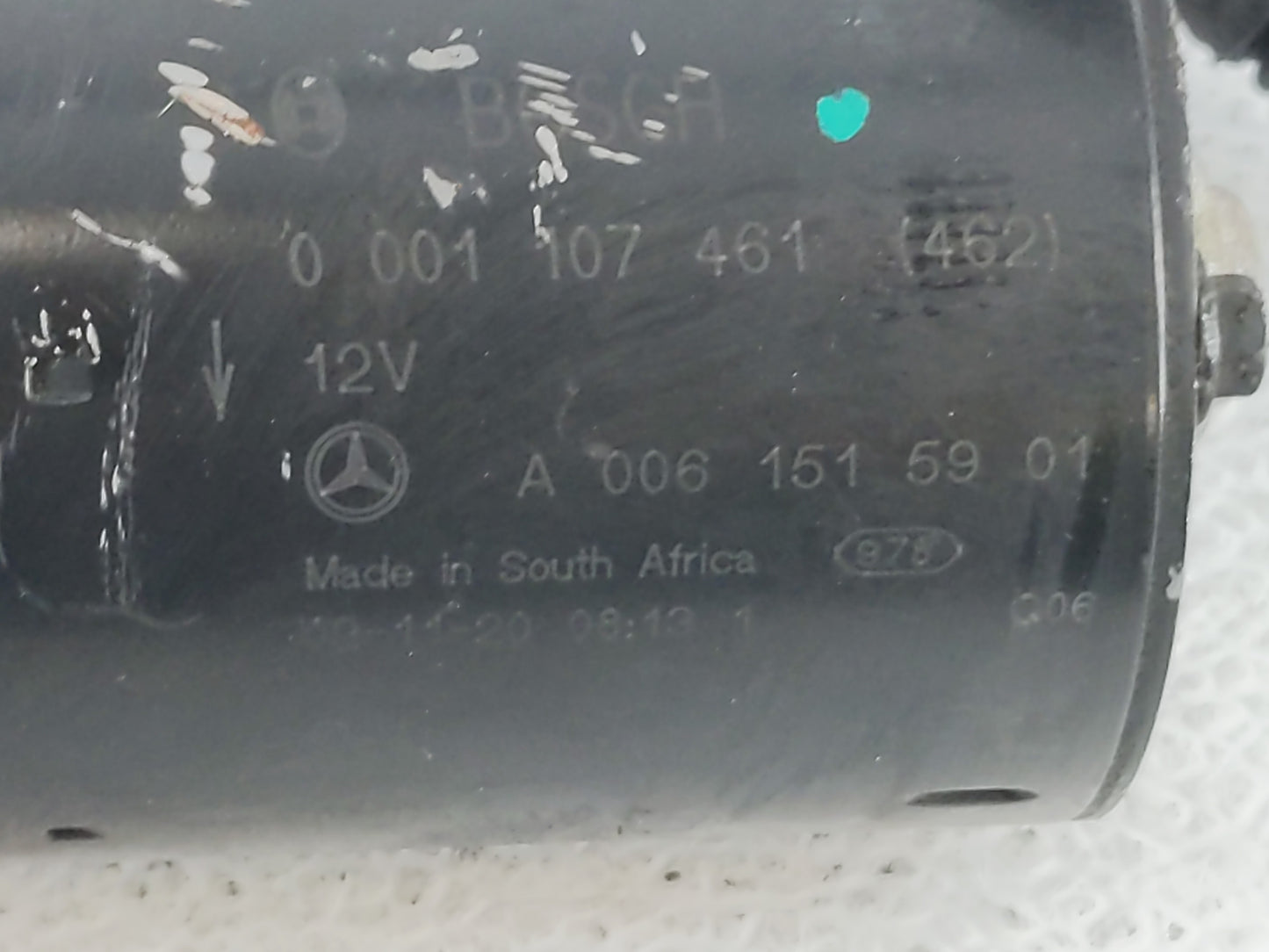 2010 Mercedes-Benz Gl350 Car Starter Motor Solenoid OEM P/N:A 006 151 59 01 0 001 107 461 Fits OEM Used Auto Parts - Oemused