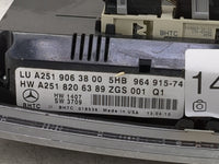 2010-2011 Mercedes-Benz Gl450 Climate Control Module Temperature AC/Heater Replacement P/N:A2519063800 A2518206389 Fits OEM 