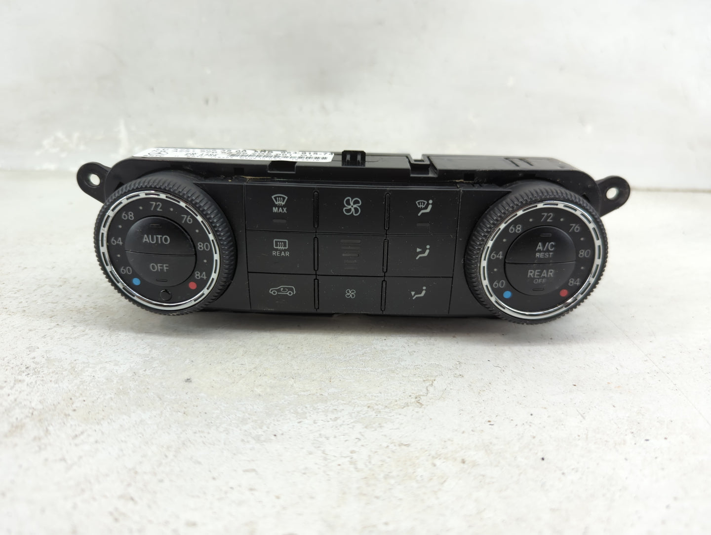 2010-2012 Mercedes-Benz Gl550 Climate Control Module Temperature AC/Heater Replacement P/N:A251 906 38 00 Fits OEM Used Auto