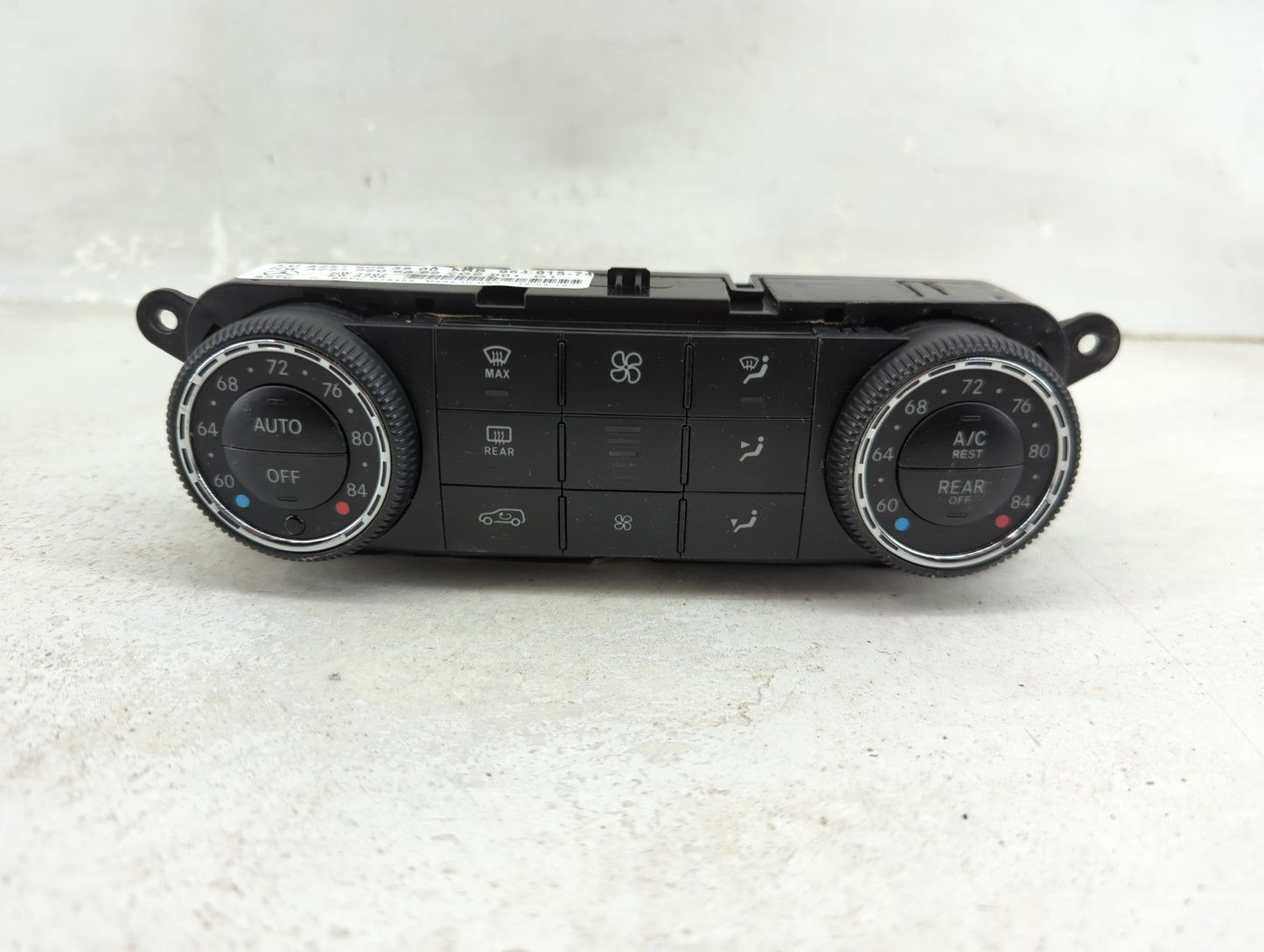 2010-2012 Mercedes-Benz Gl550 Climate Control Module Temperature AC/Heater Replacement P/N:A251 906 38 00 Fits OEM Used Auto