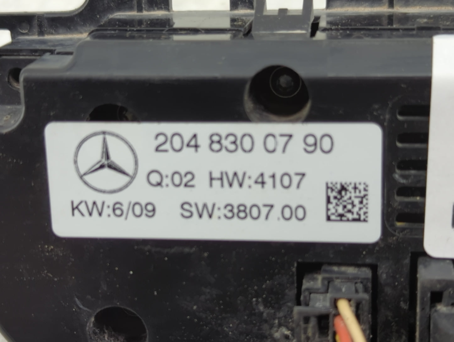 Mercedes-benz Glk350 Temperature Control Module 2048300790 - Oemusedautoparts1.com