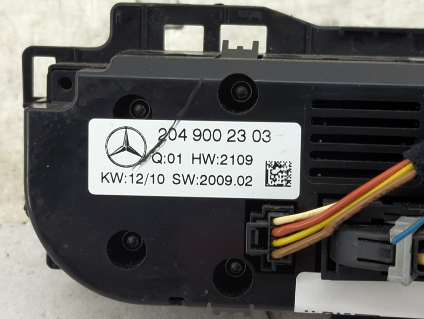 2010 Mercedes-Benz Glk350 Climate Control Module Temperature AC/Heater Replacement P/N:2049002303 Fits OEM Used Auto Parts -