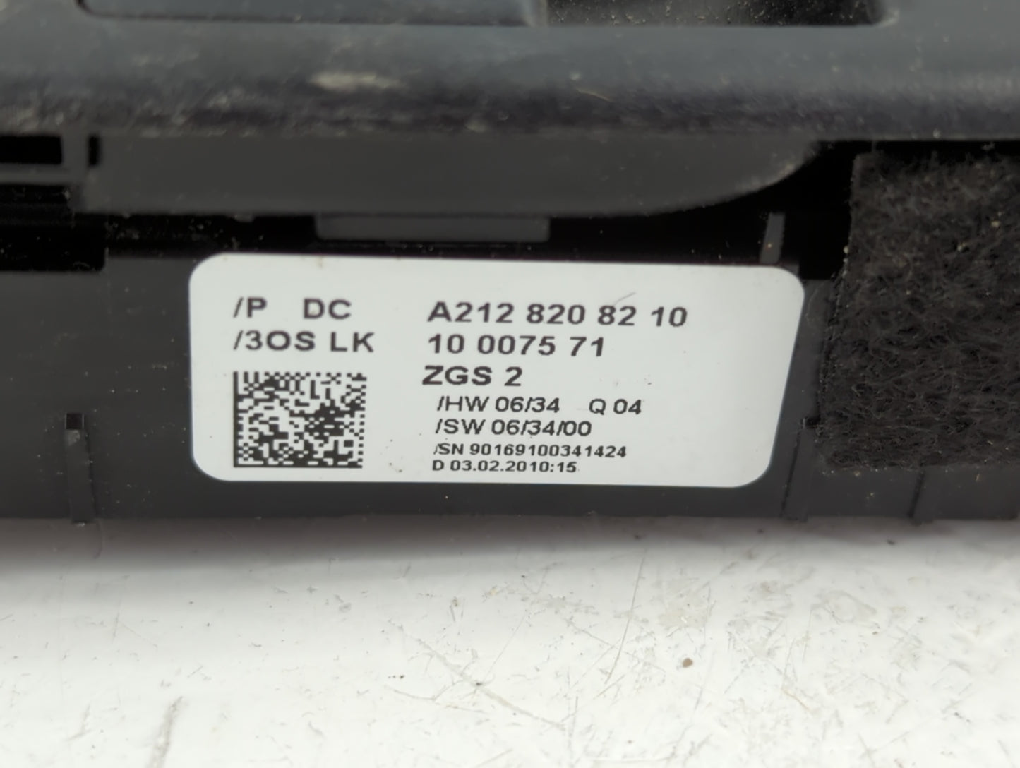 2010-2015 Mercedes-Benz Glk350 Master Power Window Switch Replacement Driver Side Left P/N:A212 820 82 10 Fits OEM Used Auto
