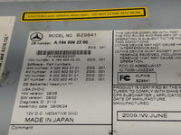 2010 Mercedes-Benz Ml250 Radio AM FM Cd Player Receiver Replacement P/N:A 164 906 22 00 A 164 906 37 00 Fits Fits 2011 2012 