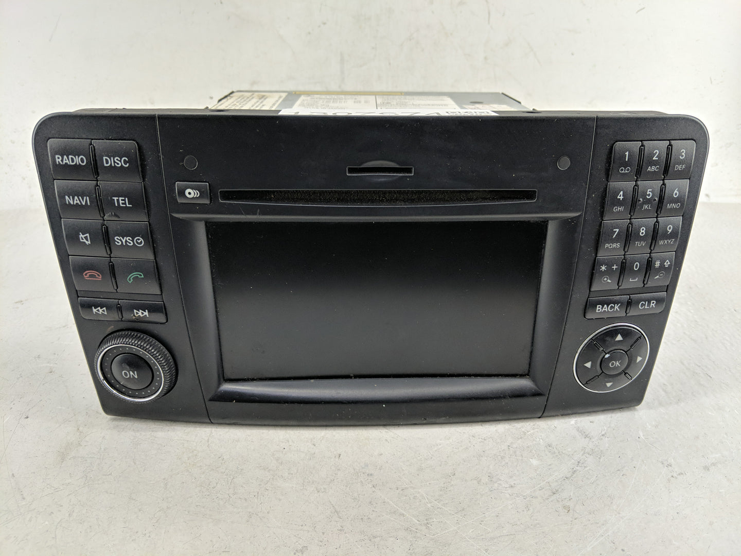 2010 Mercedes-Benz Ml250 Radio AM FM Cd Player Receiver Replacement P/N:A 164 906 37 00 Fits Fits 2011 2012 OEM Used Auto Pa