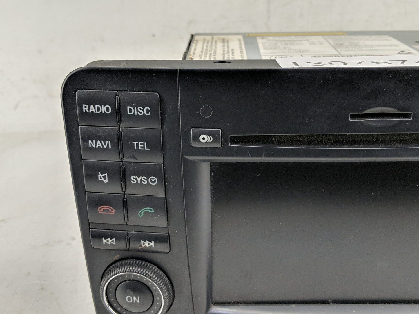 2010 Mercedes-Benz Ml250 Radio AM FM Cd Player Receiver Replacement P/N:A 164 906 37 00 Fits Fits 2011 2012 OEM Used Auto Pa
