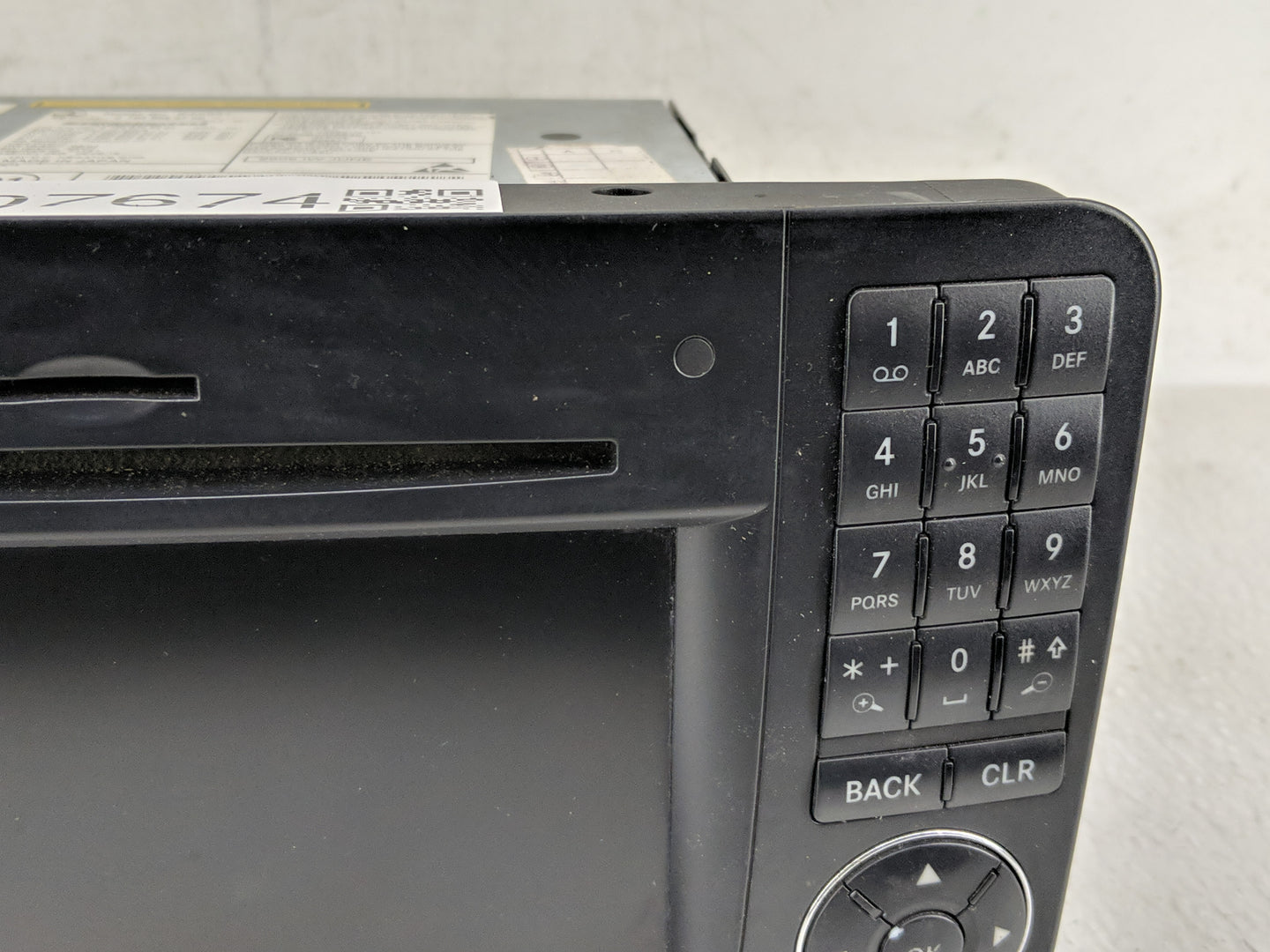 2010 Mercedes-Benz Ml250 Radio AM FM Cd Player Receiver Replacement P/N:A 164 906 37 00 Fits Fits 2011 2012 OEM Used Auto Pa