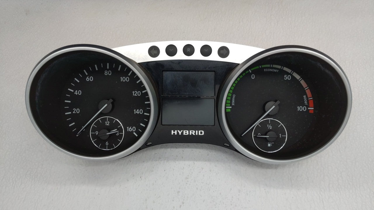 2010-2011 Mercedes-Benz Ml450 Instrument Cluster Speedometer Gauges P/N:A164 900 95 00 1649009500 Fits Fits 2010 2011 OEM Us