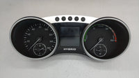 2010-2011 Mercedes-Benz Ml450 Instrument Cluster Speedometer Gauges P/N:A164 900 95 00 1649009500 Fits Fits 2010 2011 OEM Us