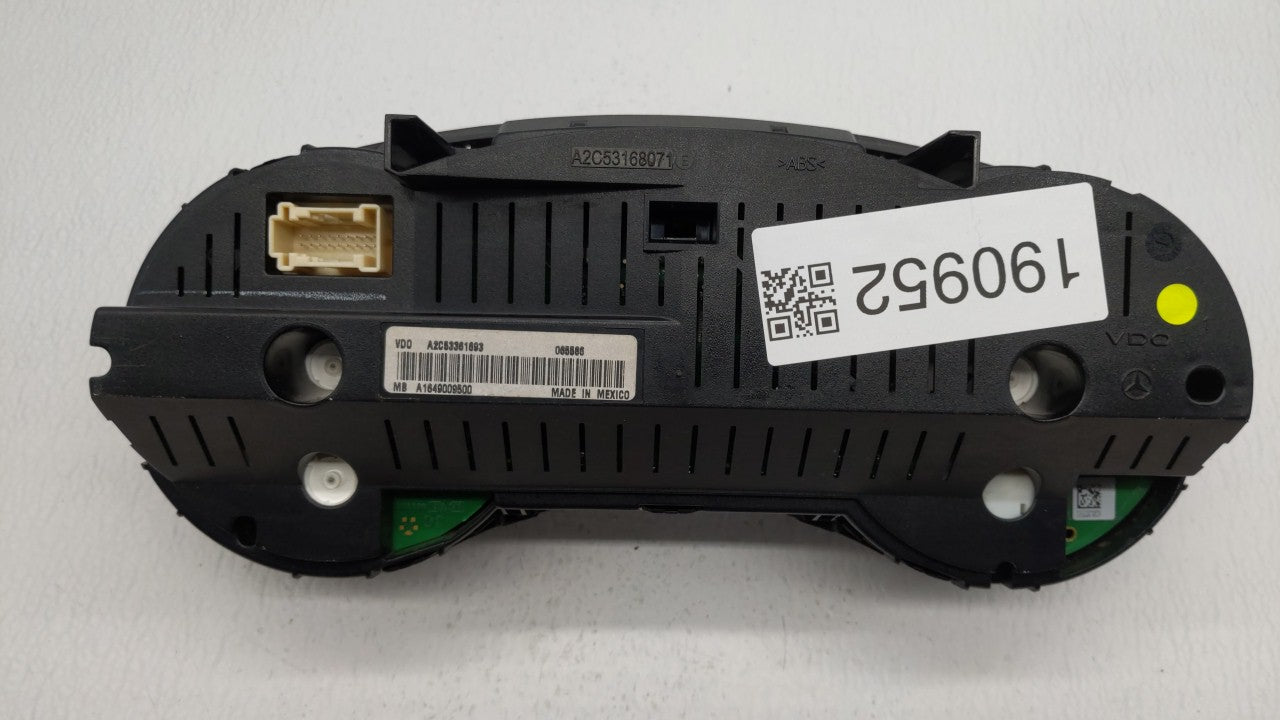 2010-2011 Mercedes-Benz Ml450 Instrument Cluster Speedometer Gauges P/N:A164 900 95 00 1649009500 Fits Fits 2010 2011 OEM Us
