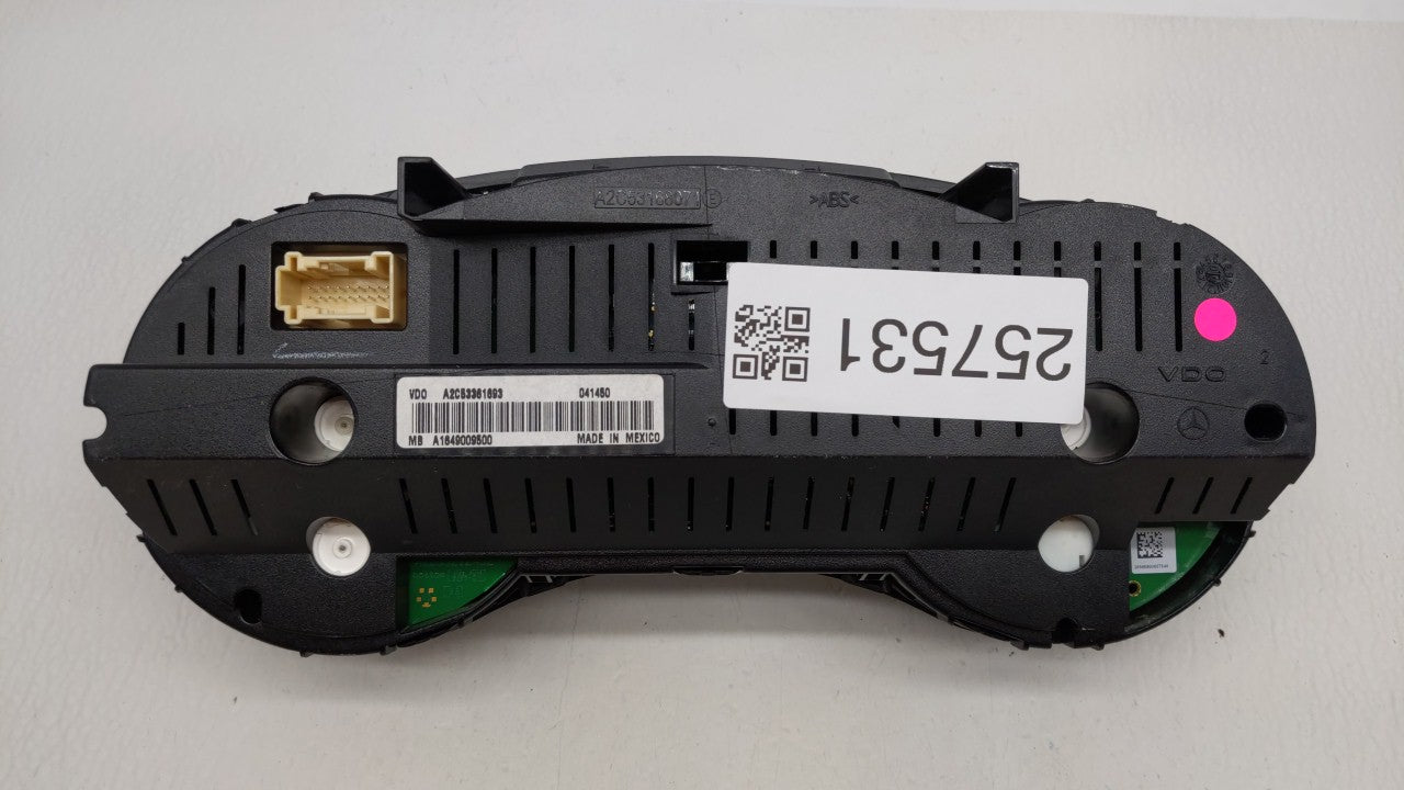 2010-2011 Mercedes-Benz Ml450 Instrument Cluster Speedometer Gauges P/N:A164 900 95 00 1649009500 Fits Fits 2010 2011 OEM Us