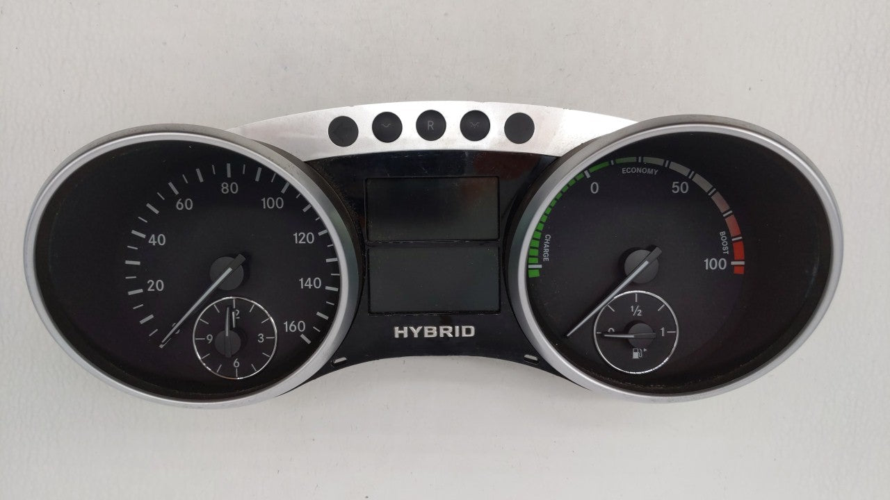 2010-2011 Mercedes-Benz Ml450 Instrument Cluster Speedometer Gauges P/N:A164 900 95 00 1649009500 Fits Fits 2010 2011 OEM Us