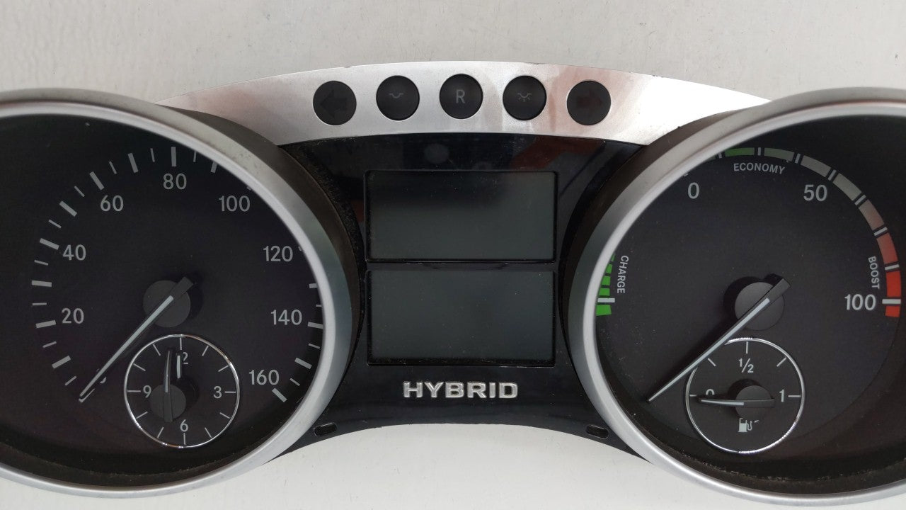 2010-2011 Mercedes-Benz Ml450 Instrument Cluster Speedometer Gauges P/N:A164 900 95 00 1649009500 Fits Fits 2010 2011 OEM Us