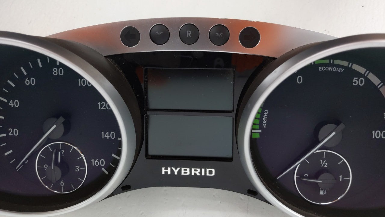 2010-2011 Mercedes-Benz Ml450 Instrument Cluster Speedometer Gauges P/N:A164 900 95 00 1649009500 Fits Fits 2010 2011 OEM Us