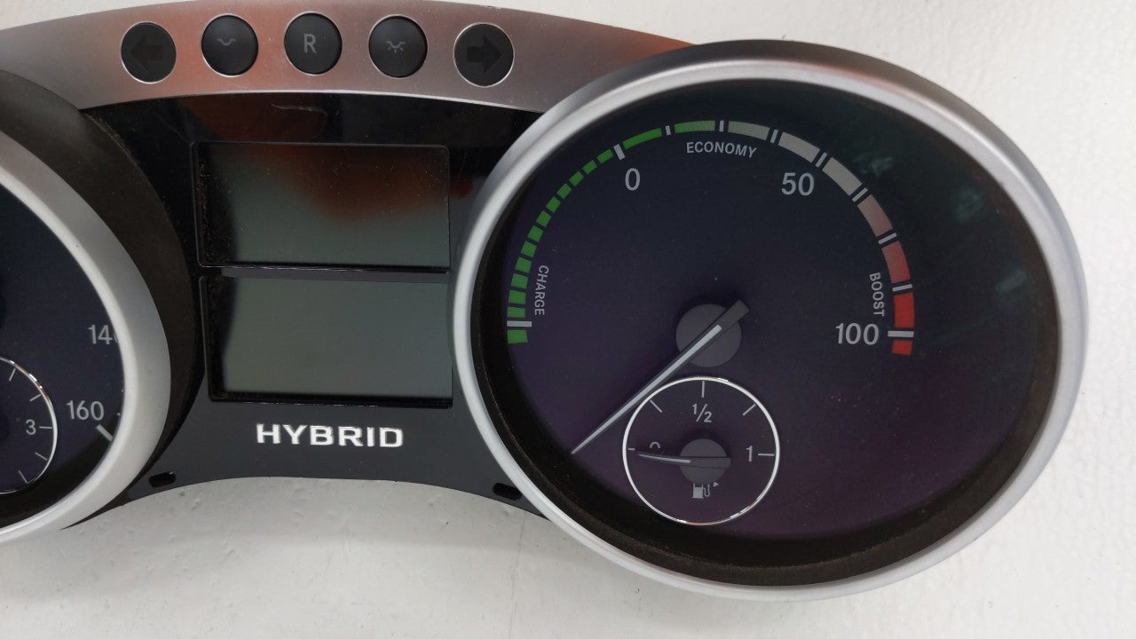 2010-2011 Mercedes-Benz Ml450 Instrument Cluster Speedometer Gauges P/N:A164 900 95 00 1649009500 Fits Fits 2010 2011 OEM Us