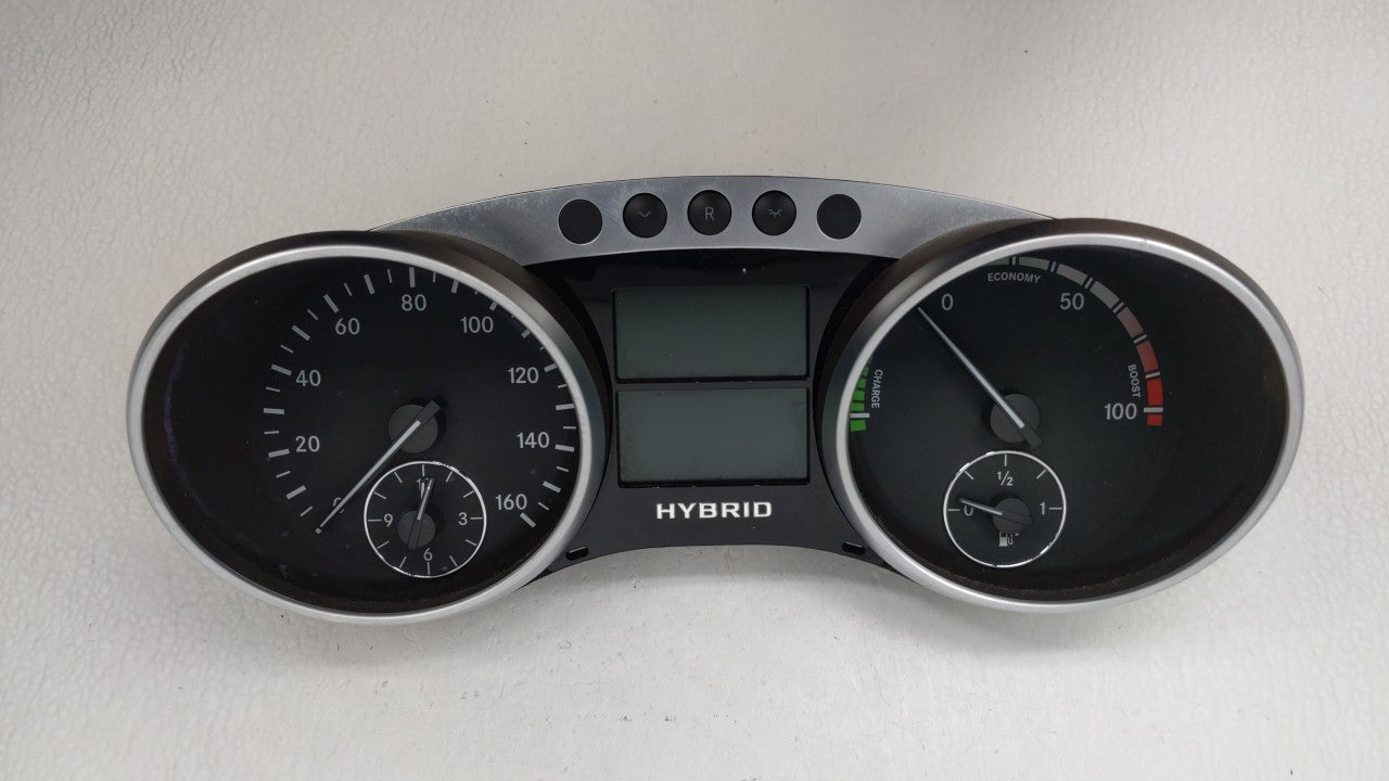 2010-2011 Mercedes-Benz Ml450 Instrument Cluster Speedometer Gauges P/N:A164 900 95 00 1649009500 Fits Fits 2010 2011 OEM Us