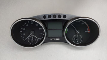 2010-2011 Mercedes-Benz Ml450 Instrument Cluster Speedometer Gauges P/N:A164 900 95 00 1649009500 Fits Fits 2010 2011 OEM Us