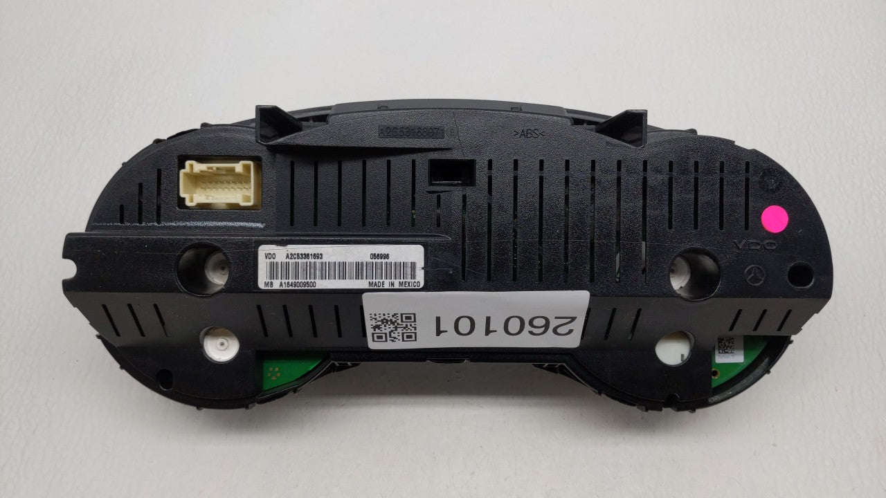 2010-2011 Mercedes-Benz Ml450 Instrument Cluster Speedometer Gauges P/N:A164 900 95 00 1649009500 Fits Fits 2010 2011 OEM Us